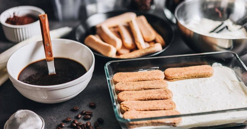 Langkah membuat pada resep tiramisu Langkah membuat pada resep tiramisu