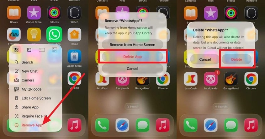 Reinstall WhatsApp yang error Reinstall WhatsApp yang error