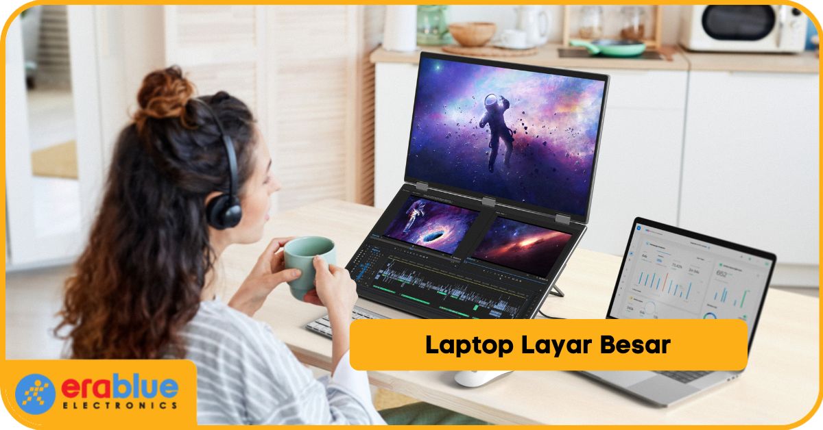 10 Laptop Layar Besar Terbaik 2026, Tampilan & Visualnya Luas! | erablue.id