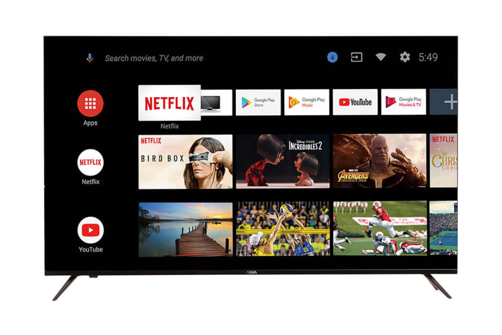Android TV Aqua 4K 58 inch LE58AQT6600UG
