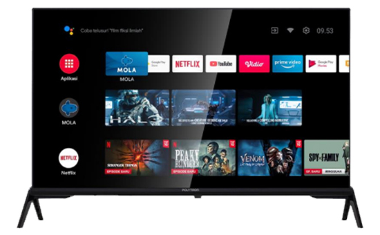 Harga TV Polytron Terbaru, Garansi Resmi dan Cicilan Mudah! | erablue.id