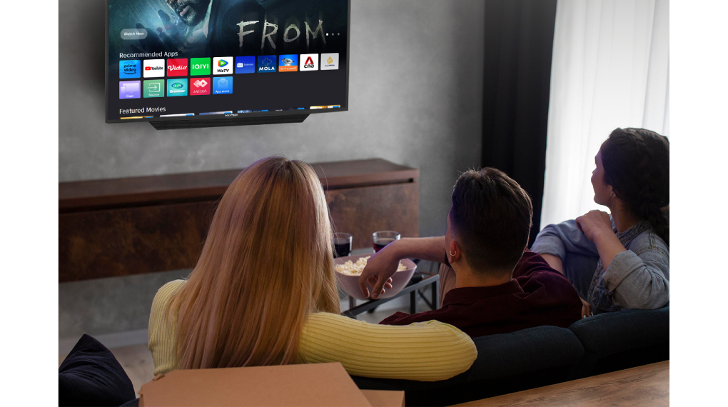 Aplikasi Streaming Terintergrasi - Smart TV Polytron HD 32 inch PLD 32CV1869S