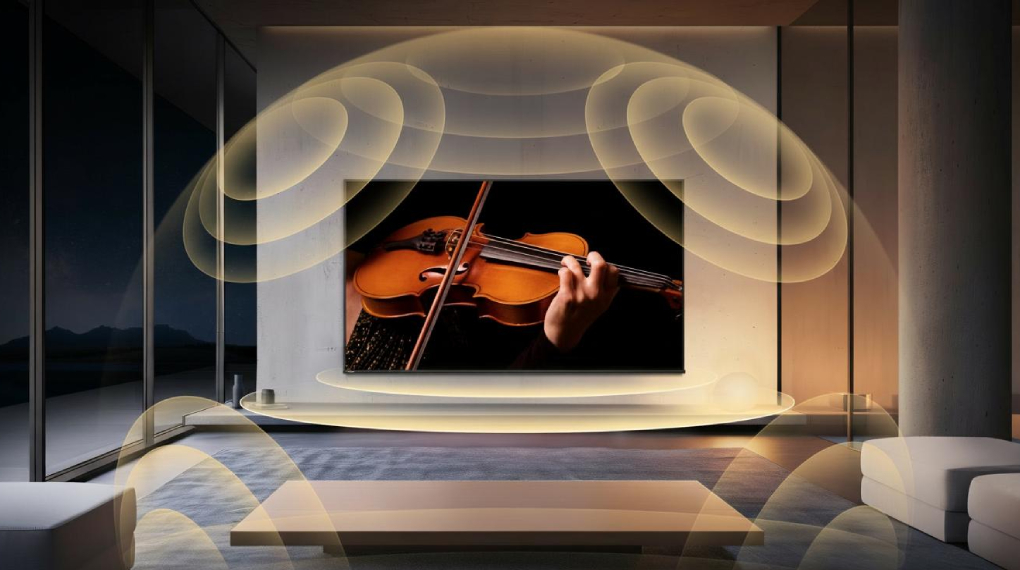 Suara Jernih Dengan Dolby Atmos - Google TV Toshiba 4K 55 Inch 55C350NP Suara Jernih Dengan Dolby Atmos - Google TV Toshiba 4K 55 Inch 55C350NP