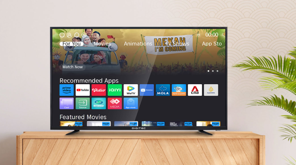 Akses Mudah ke Aplikasi Hiburan Populer - Smart TV Digitec FHD 43 Inch DG 43C983