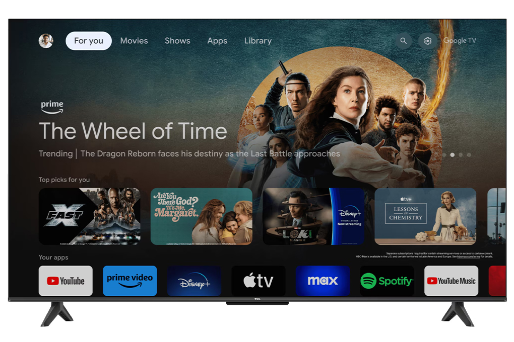 Google TV TCL 4K UHD 55 Inch 55P655