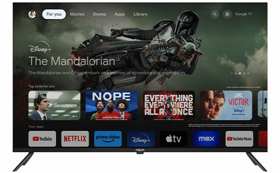 Google TV Aqua 4K HDR 43 inch AQT43K800UX