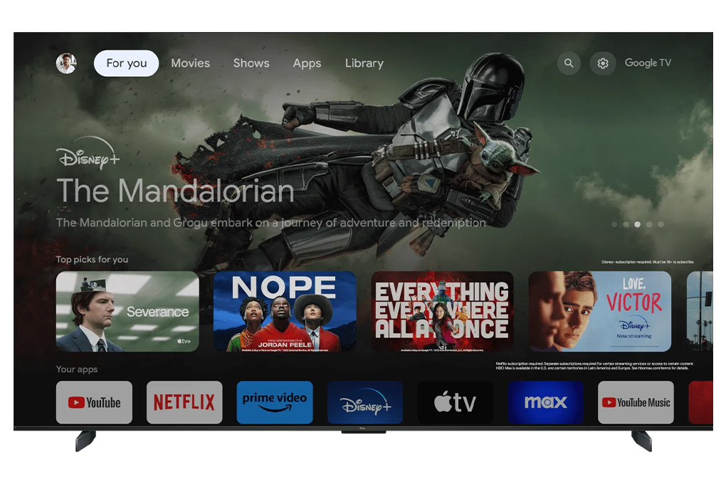 Google TV TCL 4K 98 Inch 98P745 5