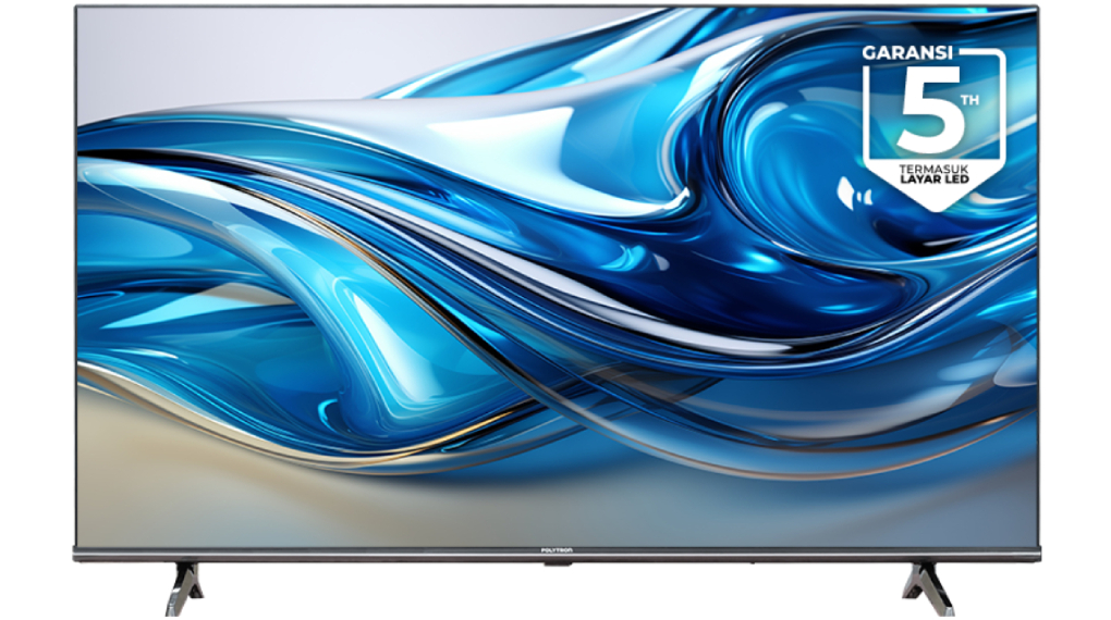 Desain - Google TV Polytron 4K UHD 43 inch PLD 43UG5059 Desain - Google TV Polytron 4K UHD 43 inch PLD 43UG5059