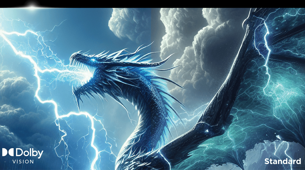 Tampilan Visual - Google TV QLED Sharp 4K 55 inch 4T-C55HL6500i