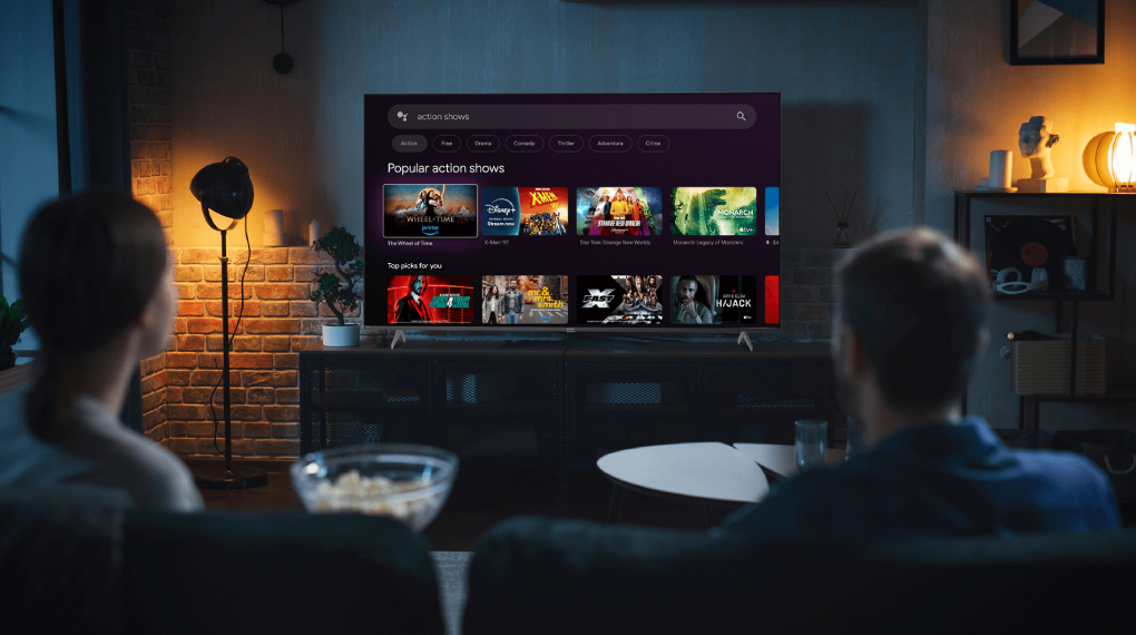 Sistem Operasi Google TV - Google TV Sharp 4K 55 inch 4T-C55HJ6000i