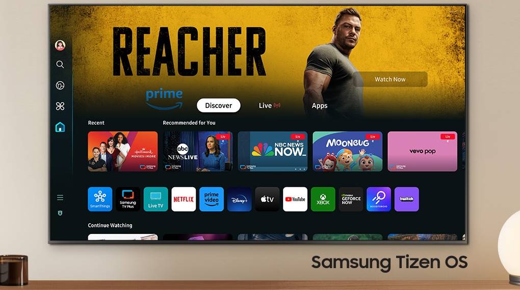  Tizen Smart TV - Smart TV Crystal UHD Samsung 4K 55 inch UA55U8000F