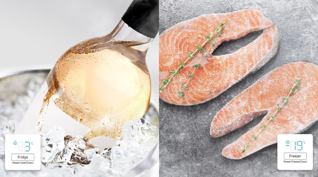 Power Cool - Kulkas Side by Side Samsung Inverter 647L RS62R5041B4/SE Power Cool - Kulkas Side by Side Samsung Inverter 647L RS62R5041B4/SE