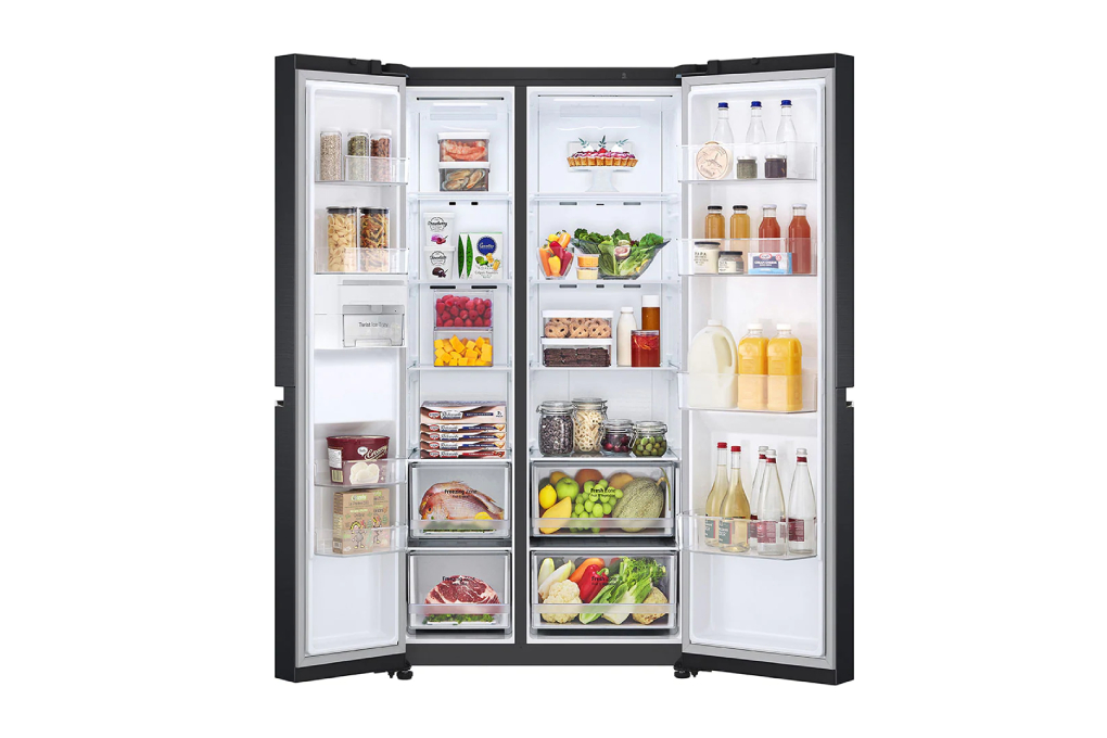 Kulkas Side by Side LG Inverter 694L GC-B257SQVL 3