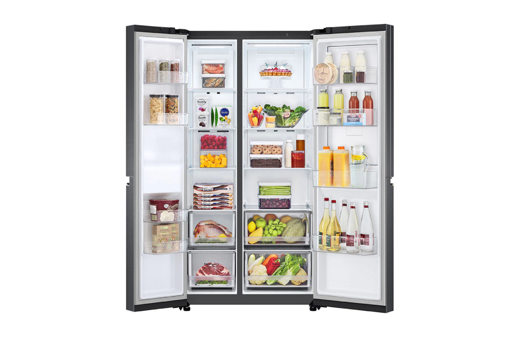 Kulkas Side by Side LG Inverter 694L GC-M257SQVS 3