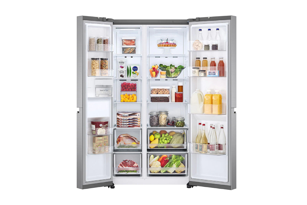 Kulkas Side by Side LG Inverter 694L GC-B257SLVL 3