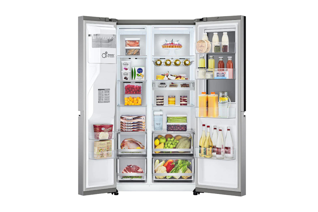 Kulkas Side by Side LG Inverter 674L GC-X257CSES 3