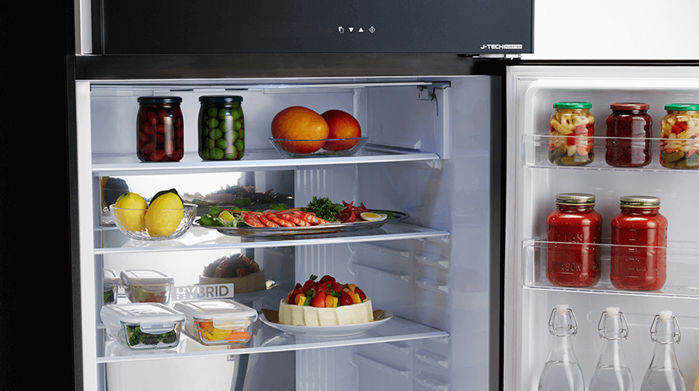 Hybrid Cooling - Kulkas 2 Pintu Sharp Inverter 364L SJ-IG471PG-BK Hybrid Cooling - Kulkas 2 Pintu Sharp Inverter 364L SJ-IG471PG-BK