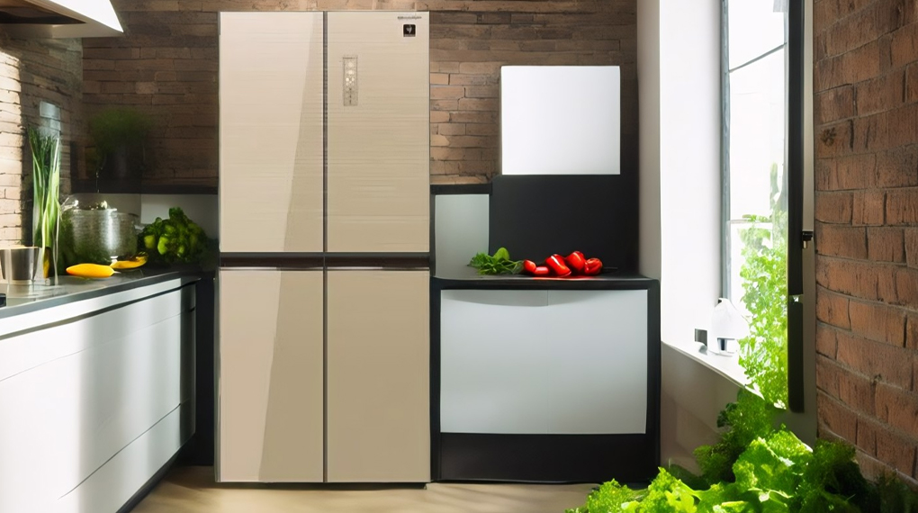 Desain - Kulkas Multi Door Sharp Inverter 401L SJ-IF51PG-CG