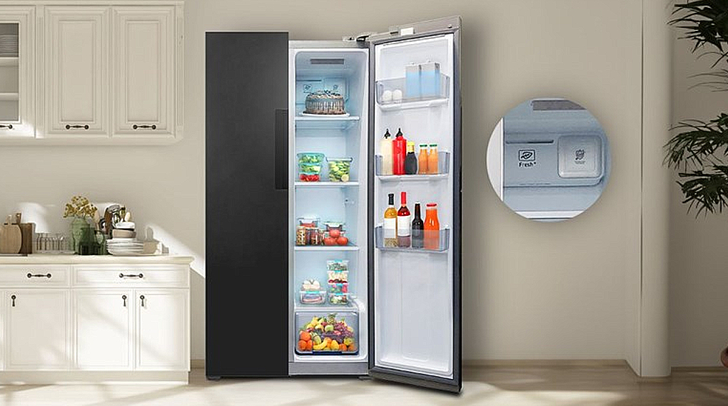 Fitur Deodorizer - Kulkas Side by Side Polytron Inverter 445L PRS460B