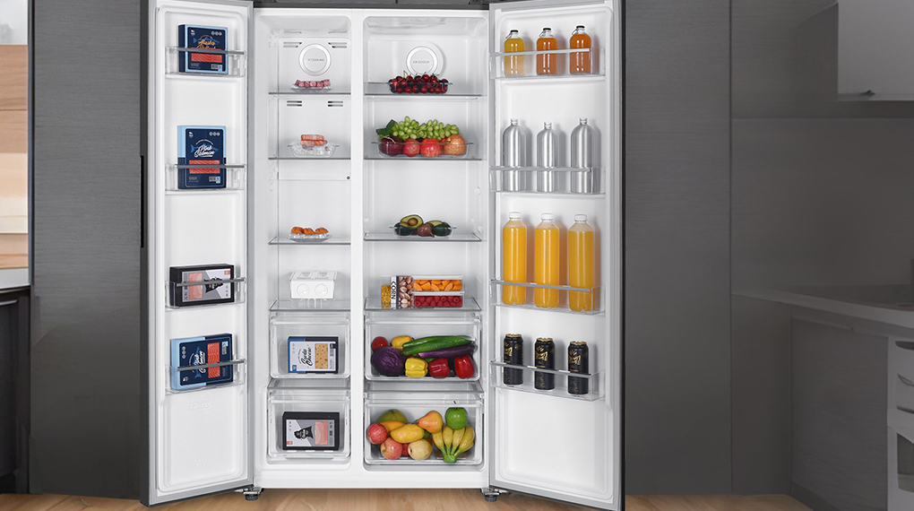 Mega Crisper Room - Kulkas Side by Side Sharp Inverter 532L SJ-IS61GA-BK