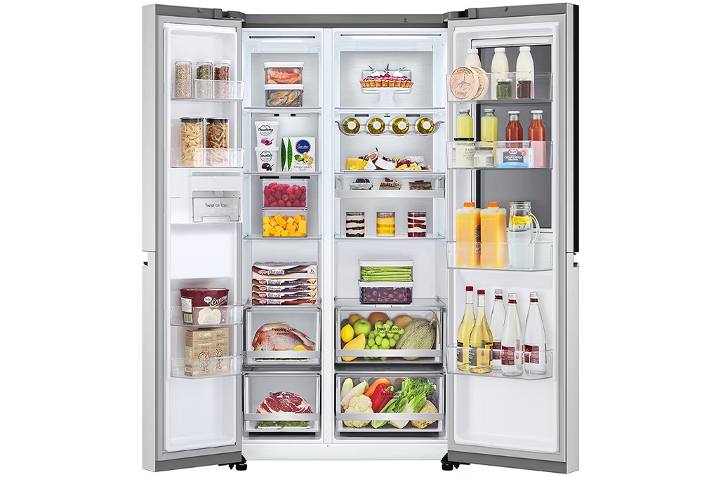 Kulkas Side by Side LG Inverter 647L GC-Q257CSFW 2