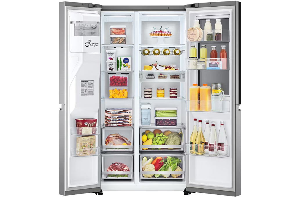 Kulkas Side by Side LG Inverter 674L GC-X257CSEW 3