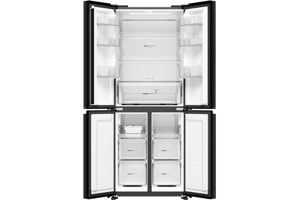 Kulkas Multi Door Aqua Inverter 406L AQR-CTD506RGC(MB) 3