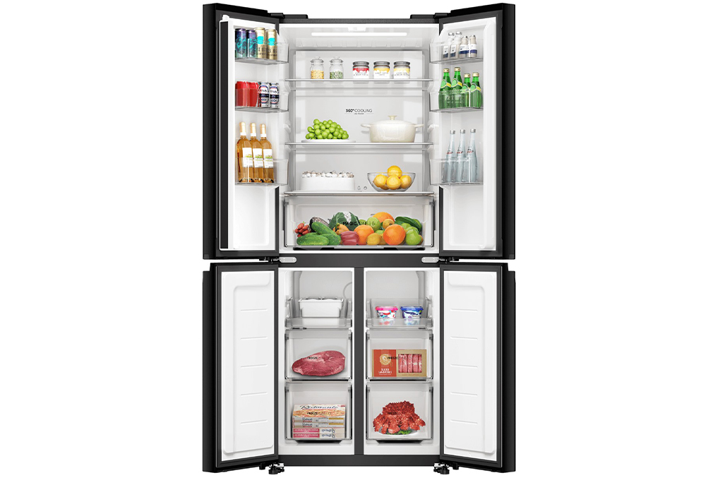 Kulkas Multi Door Aqua Inverter 406L AQR-CTD506RGC(CB)