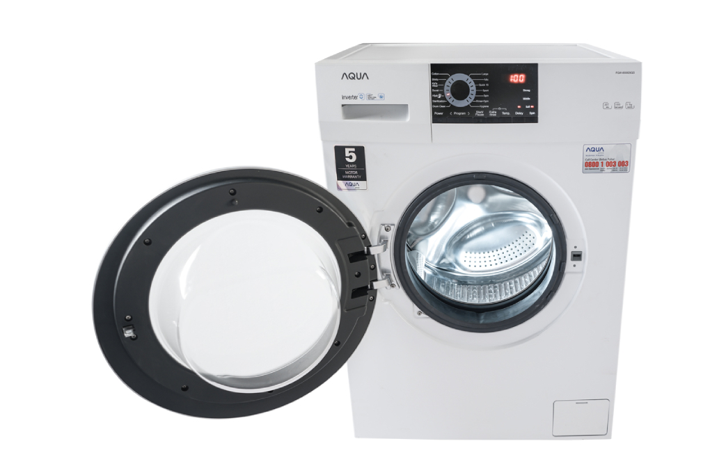 Mesin Cuci Front Loading Aqua Inverter 7 kg FQW-700829QD