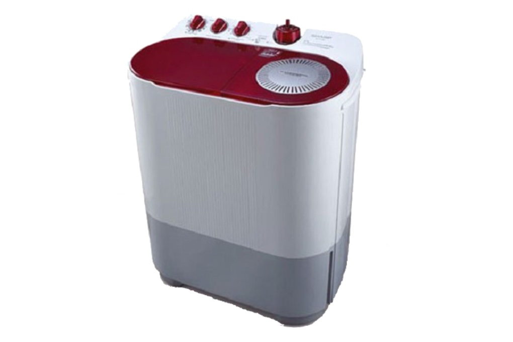 Mesin Cuci Top Loading 2 Tabung Sharp 7 kg ES-T77DA-RK 2