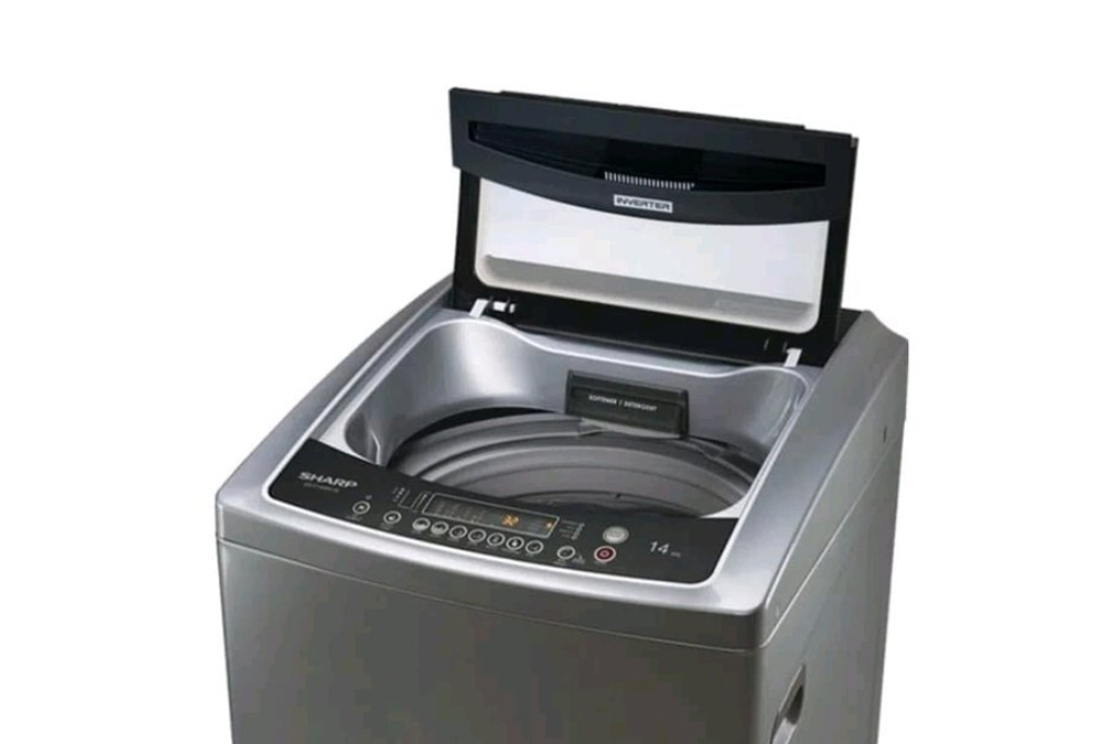 Mesin Cuci Top Loading 1 Tabung Sharp Inverter 14 kg ES-F1408X-SL