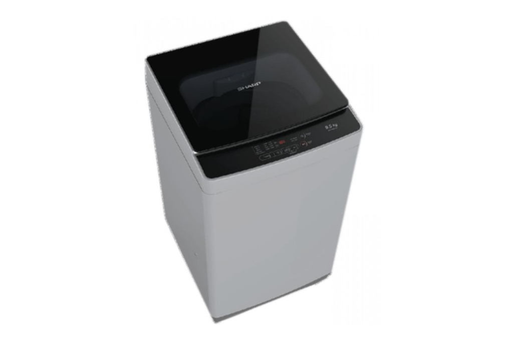 Mesin Cuci Top Loading 1 Tabung Sharp 9.5 kg ES-H958T-GY 2