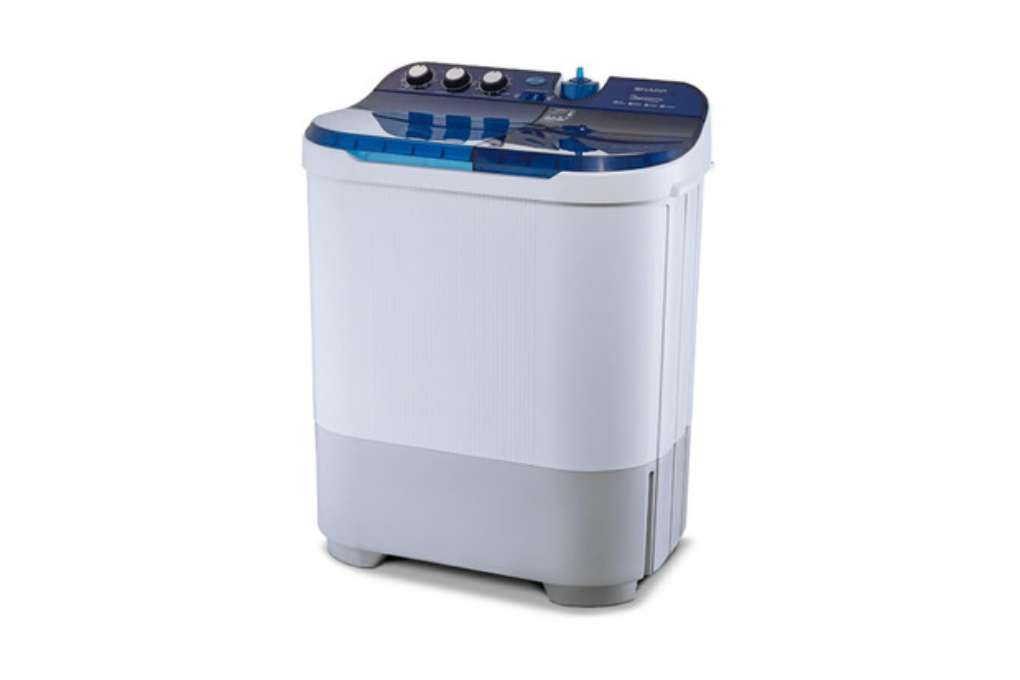 Mesin Cuci Top Loading 2 Tabung Sharp 10 kg ES-T1090-BK 2