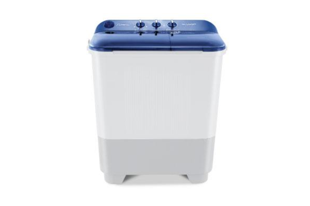 Mesin Cuci Top Loading 2 Tabung Sharp 6 kg ES-T65NT-BL