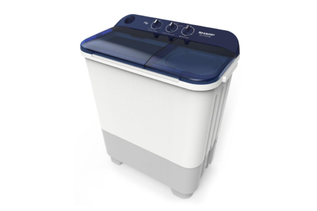 Mesin Cuci Top Loading 2 Tabung Sharp 6 kg ES-T65NT-BL 2