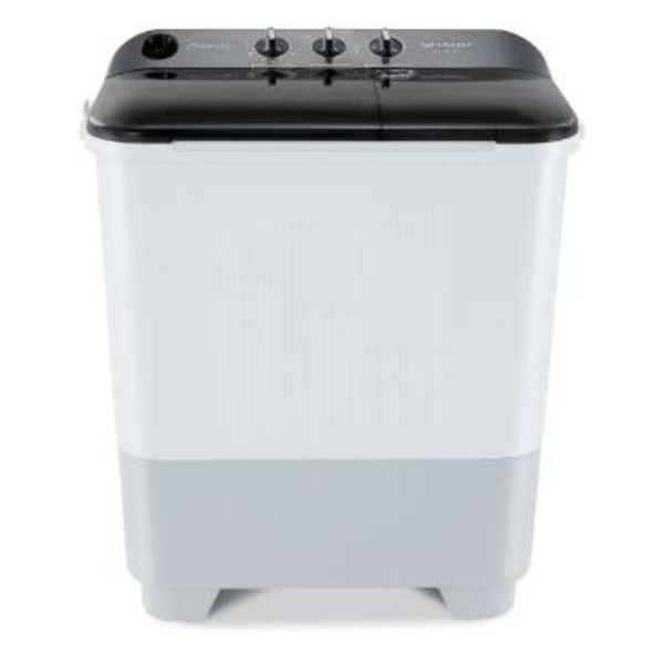 Mesin Cuci Top Loading 2 Tabung Sharp 6 kg ES-T65NT-GY