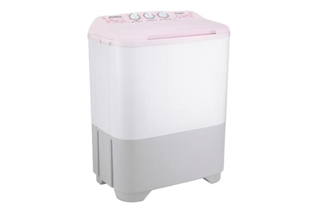 Mesin Cuci Top Loading 2 Tabung Sharp 7 kg ES-T80MW-PK