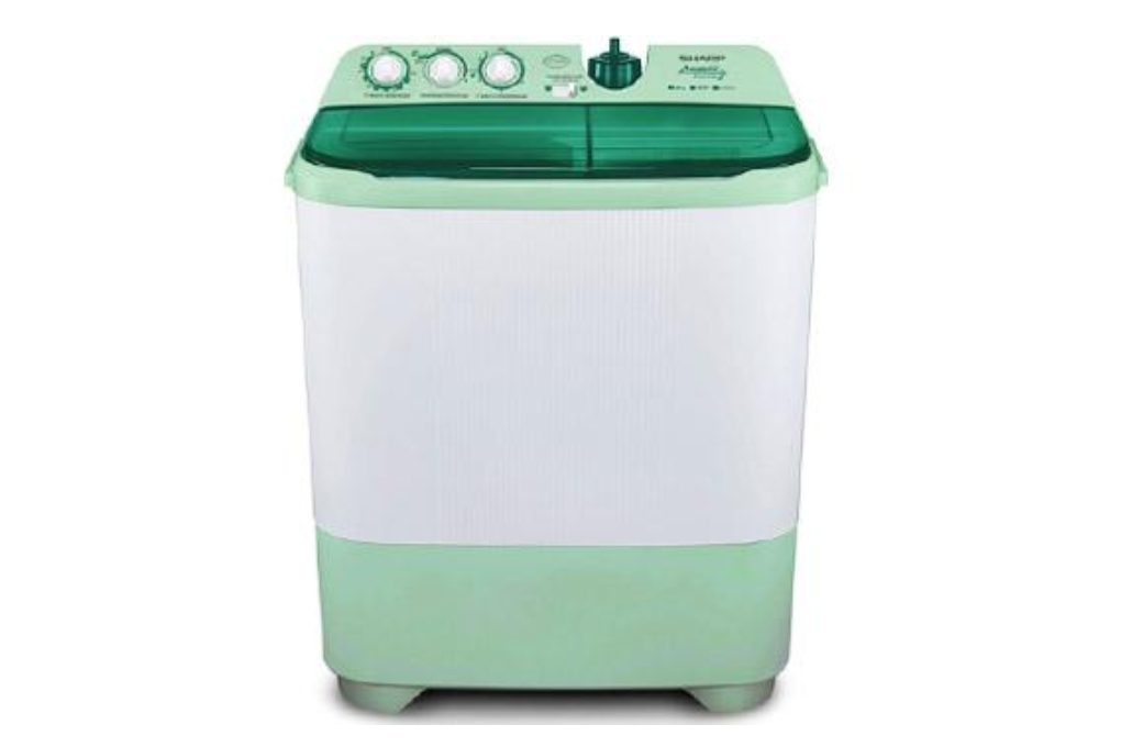 Mesin Cuci Top Loading 2 Tabung Sharp 9 kg ES-T1070SJ-GR