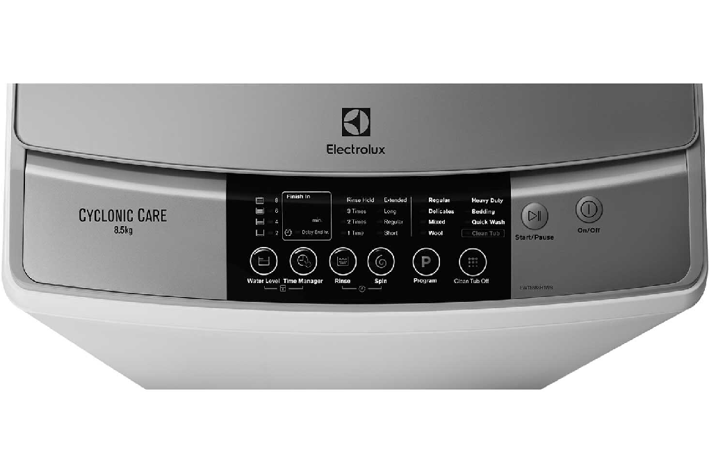 Mesin Cuci Top Loading 1 Tabung Electrolux 8.5 kg EWT8588H1WB 6