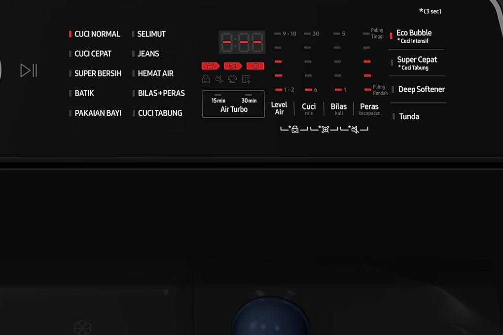 Mesin Cuci Top Loading 1 Tabung Samsung Inverter 12 kg WA12CG5745BDSE