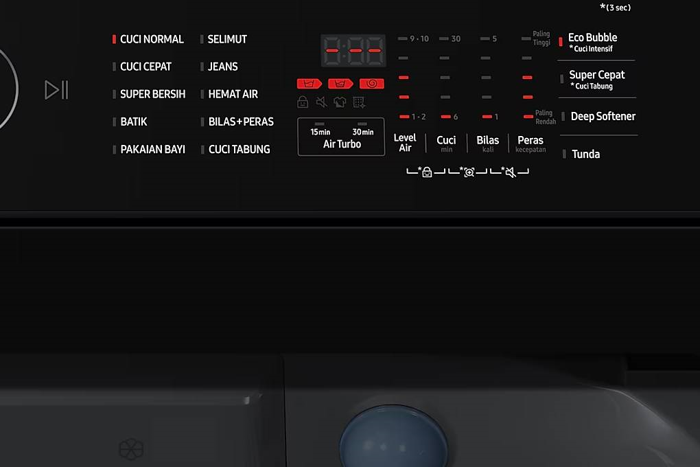 Mesin Cuci Top Loading 1 Tabung Samsung Inverter 15 kg WA15CG5745BYSE