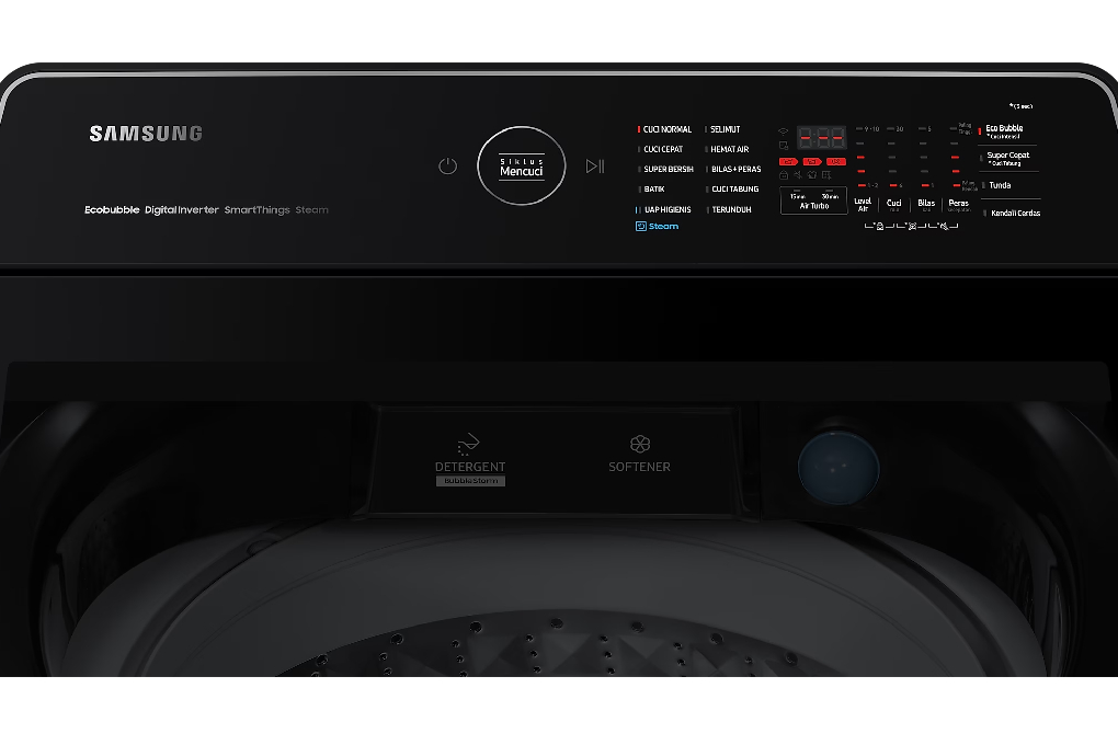 Mesin Cuci Top Loading 1 Tabung Samsung Inverter 18 kg WA18CG6886BVSE 7