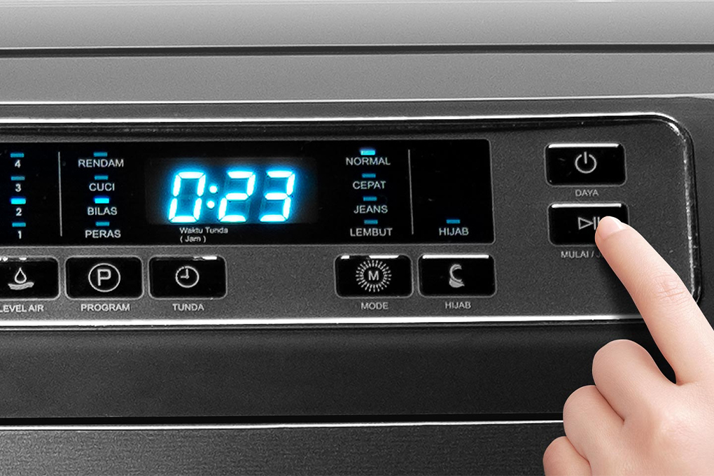 Mesin Cuci Top Loading 1 Tabung Polytron 8 kg PAW 8028Y