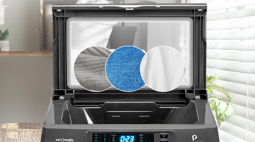 Program pencucian - Mesin Cuci Top Loading 1 Tabung Polytron 8 kg PAW 8028Y