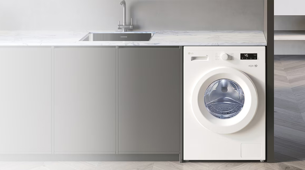 Desain - Mesin Cuci Front Loading 1 Tabung LG 8 Kg FB1208S6W Desain - Mesin Cuci Front Loading 1 Tabung LG 8 Kg FB1208S6W