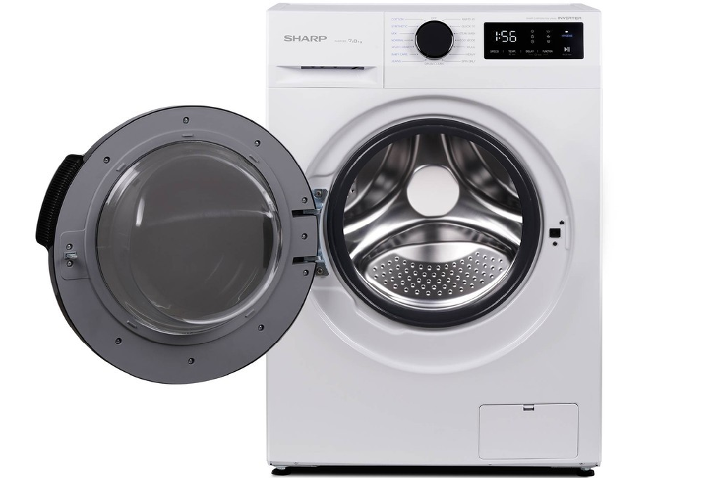 Mesin Cuci Front Loading Sharp Inverter 7 Kg ES-FL1270MWX 4