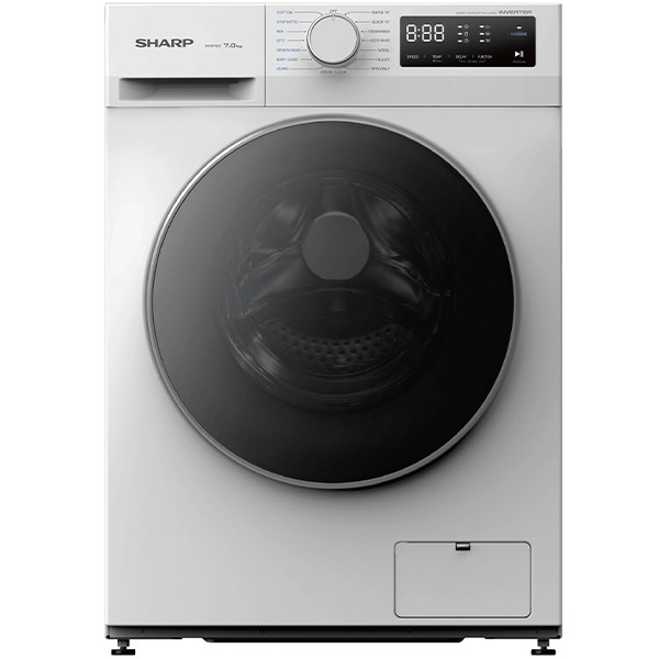 Mesin Cuci Front Loading Sharp Inverter 7 Kg ES-FL1270MWX