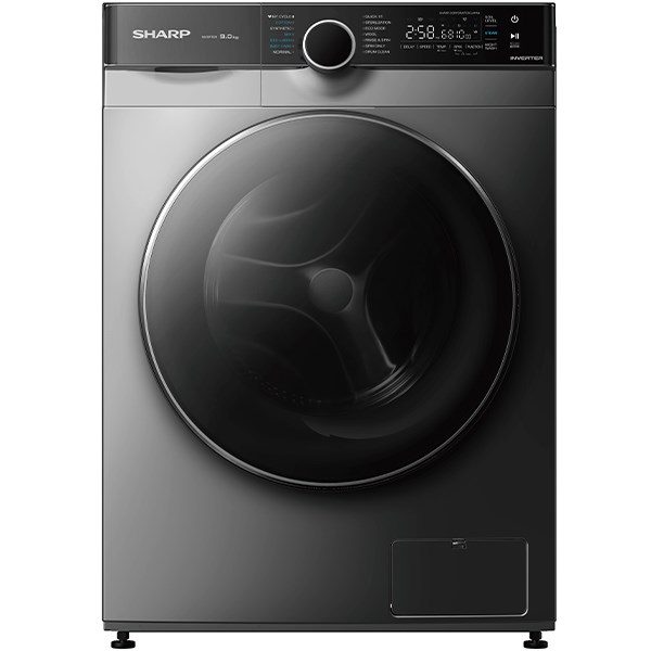 Mesin Cuci Front Loading Sharp Inverter 9 Kg ES-FL1490MSX