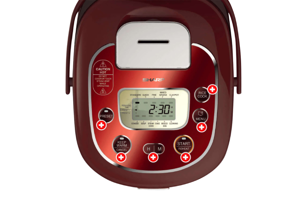 Rice Cooker Sharp KS-TH18-RD 1.8L