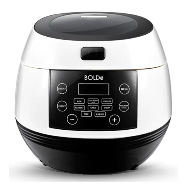 Digital Rice Cooker Bolde SUPER COOK LESS SUGAR 1L
